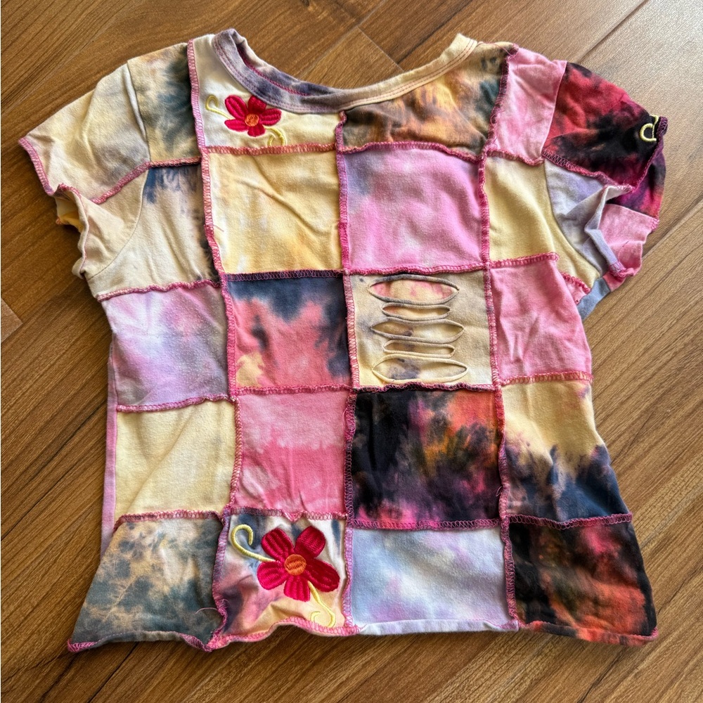 Delia’s Patchwork Crop top